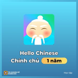 Nâng cấp chính chủ tài khoản Hello Chinese - 1 năm